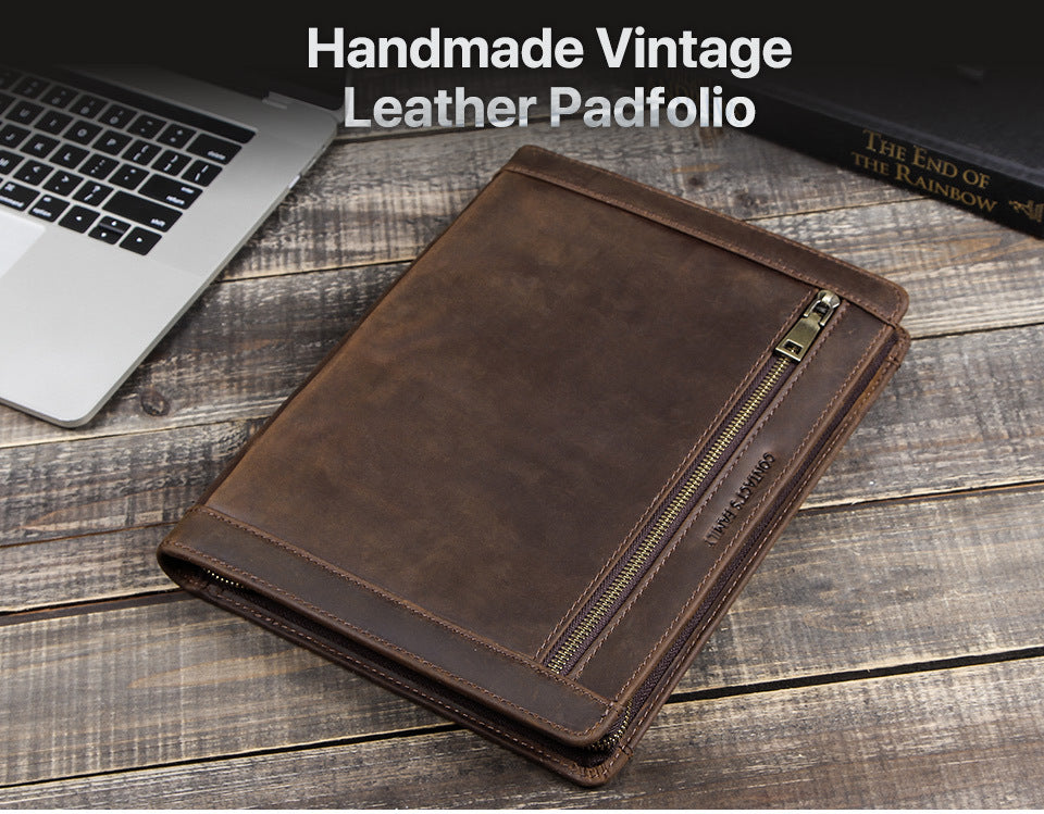 Leather Case for iPad Pro 10.5 with Pen Slot & Zipper