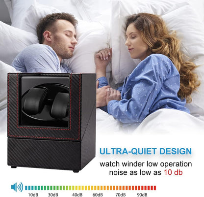 Quiet Double Watch Winder for Automatic Watches